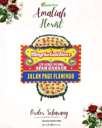 Bunga Papan Congratulation di Gari